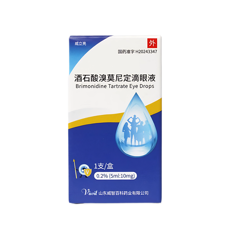 威立亮酒石酸溴莫尼定滴眼液